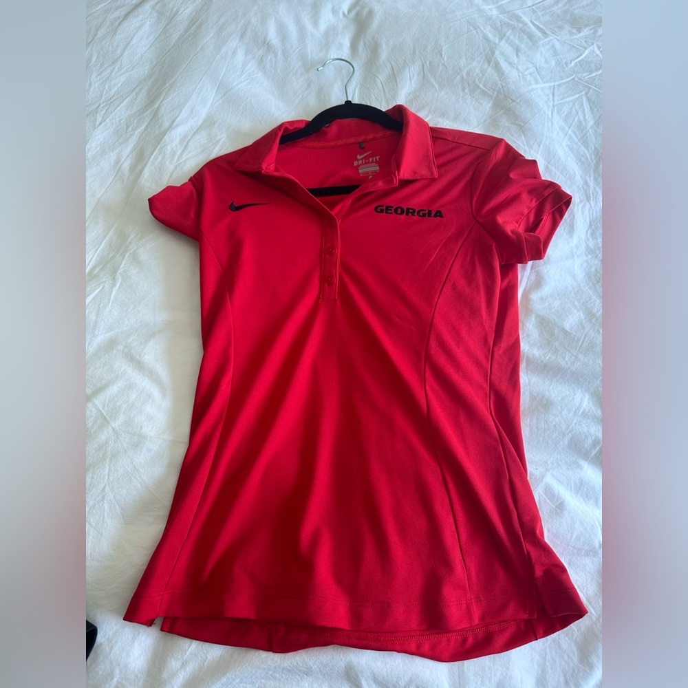 Nike Women's Red Georgia Polo